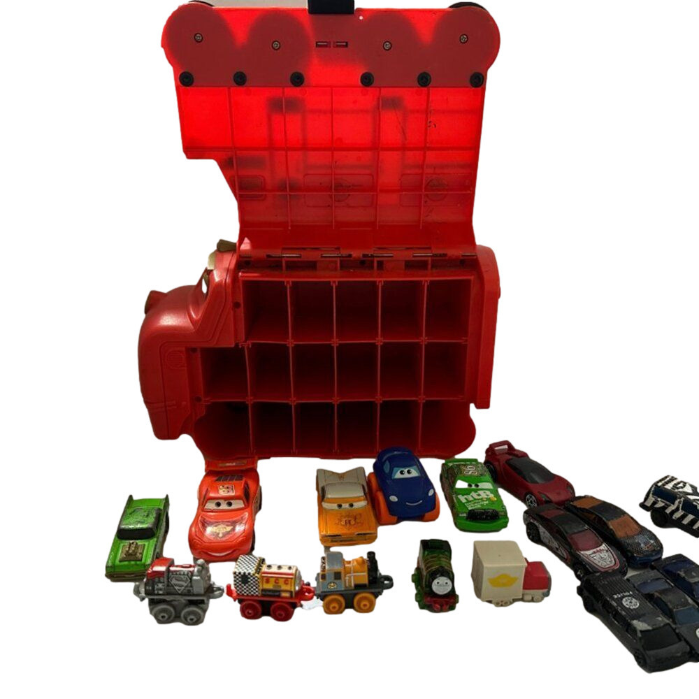 Chugging Car or Train Carry Case. All toys included and recently cleaned